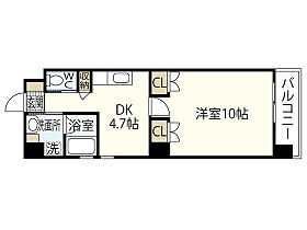 広島県広島市中区東白島町（賃貸マンション1DK・10階・35.42㎡） その2