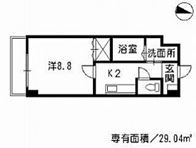 ボヌールポルト  ｜ 広島県広島市安佐南区中筋2丁目（賃貸マンション1K・2階・29.40㎡） その1