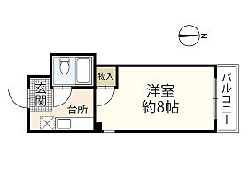 広島県広島市中区東白島町（賃貸マンション1K・3階・23.00㎡） その1