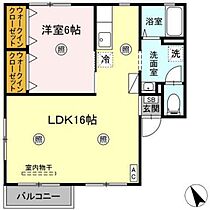 広島県広島市中区江波東1丁目（賃貸アパート1LDK・1階・48.00㎡） その2