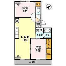 ハイカムール山田  ｜ 広島県広島市安佐南区大町東2丁目（賃貸アパート2LDK・3階・56.57㎡） その2