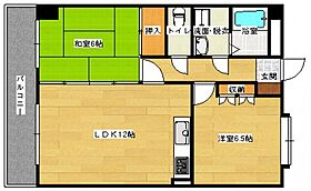 ロイヤルパレス安芸府中  ｜ 広島県安芸郡府中町宮の町5丁目（賃貸マンション2LDK・3階・50.96㎡） その2