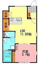 シンビオシスM7  ｜ 広島県広島市安佐南区緑井7丁目（賃貸アパート1LDK・1階・40.42㎡） その2