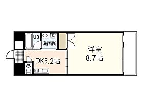 広島県広島市西区三篠北町（賃貸マンション1K・2階・31.02㎡） その1