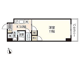 広島県広島市南区皆実町1丁目（賃貸マンション1K・11階・31.99㎡） その2