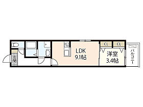 アドバンス緑井A棟  ｜ 広島県広島市安佐南区緑井1丁目（賃貸アパート1LDK・3階・35.20㎡） その2