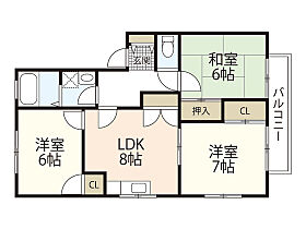 コウジーコート96A  ｜ 広島県安芸郡海田町国信1丁目（賃貸アパート3LDK・1階・60.30㎡） その2