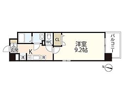 第30友建ビル 1Kの間取図画像