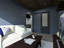 (仮称)reve西条岡町 3階1Kのリビング/ダイニング