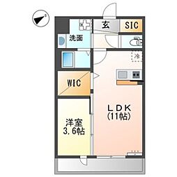 間取図画像 1LDK
