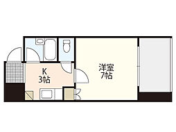 IKS2. 1Kの間取図画像