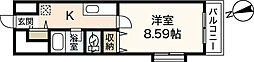 間取図画像 1K