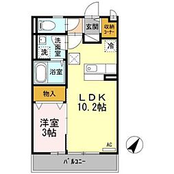間取図画像 1LDK