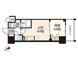 S-RESIDENCE鶴見町altano 1LDKの間取図画像