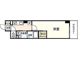 オーシー広島国泰寺 1Kの間取図画像