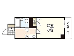 アスプロパラティ'8 1Kの間取図画像