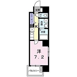 M&R 1Kの間取図画像