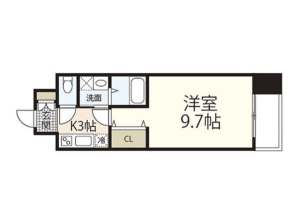 （仮）白金新築マンション ｜広島県広島市佐伯区五日市中央3丁目(賃貸マンション1K・8階・29.58㎡)の写真 その2