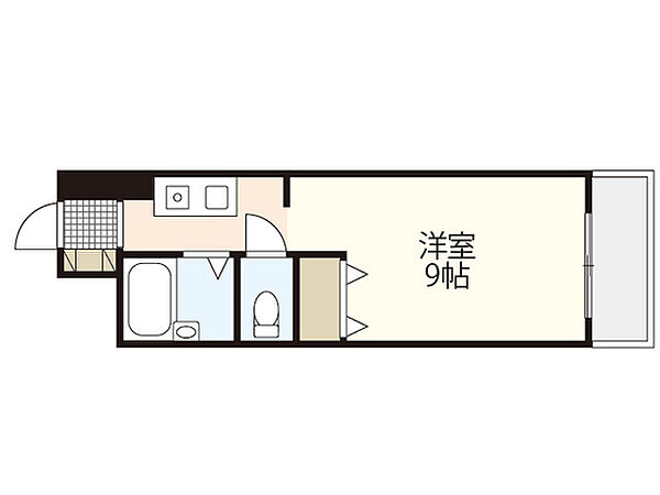 井口中村ビル ｜広島県広島市西区井口2丁目(賃貸マンション1K・2階・21.85㎡)の写真 その2