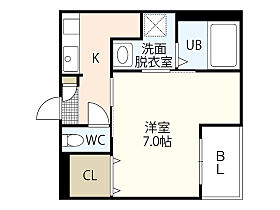 Regalest Laulea 草津 1  ｜ 広島県広島市西区草津新町1丁目（賃貸アパート1K・3階・25.40㎡） その2