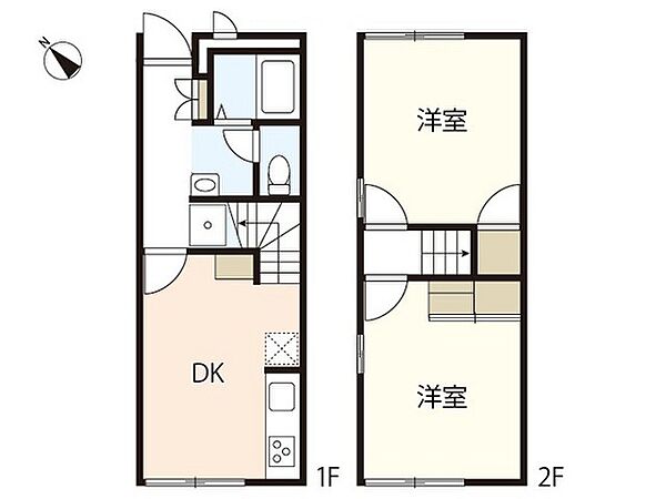 レオパレスファミールC ｜広島県広島市安芸区矢野南1丁目(賃貸アパート2DK・1階・45.89㎡)の写真 その1