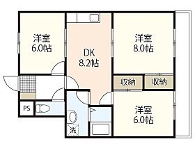 メゾンIDE  ｜ 広島県安芸郡海田町砂走（賃貸マンション3LDK・1階・60.93㎡） その2