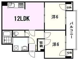 本町マンション  ｜ 広島県安芸郡府中町本町5丁目（賃貸マンション2LDK・1階・50.00㎡） その2