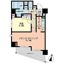 エスティメゾン赤羽  ｜ 東京都北区赤羽2丁目（賃貸マンション1LDK・7階・51.73㎡） その2