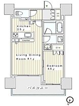 クラッシィスイート赤坂  ｜ 東京都港区赤坂2丁目（賃貸マンション1LDK・2階・42.12㎡） その2