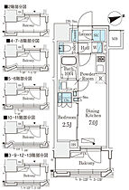 リビオメゾン御茶ノ水ＥＡＳＴ 802 ｜ 東京都文京区湯島1丁目11-14（賃貸マンション1DK・8階・25.41㎡） その2