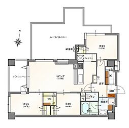 間取図画像 3LDK