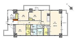 エクセル津田沼 3LDKの間取図画像