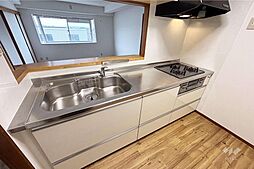 リフォーム済みですっきり使えるキッチン