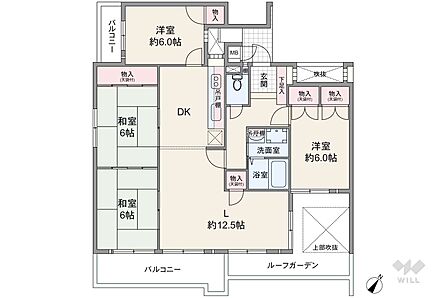 4LDK 間取り