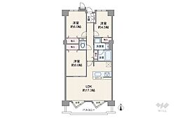 間取図画像 3LDK