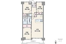 間取図画像 3LDK