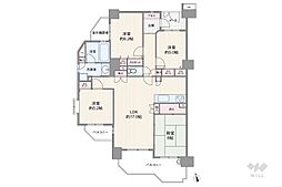 藤和シティホームズ神丘 4LDKの間取図画像