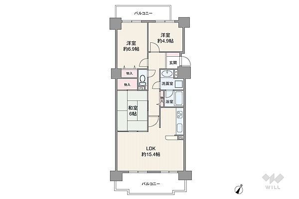 間取りを拡大表示