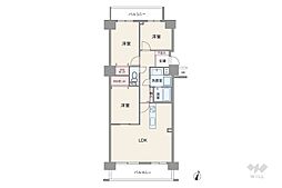 シーアイマンション三郷壱番館 3LDKの間取図画像