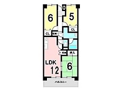 間取図画像 3LDK