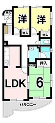 間取図画像 3LDK