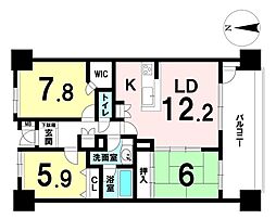 間取図画像 3LDK