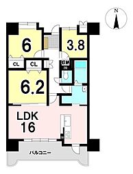 テラスノバ鵜沼 3LDKの間取図画像