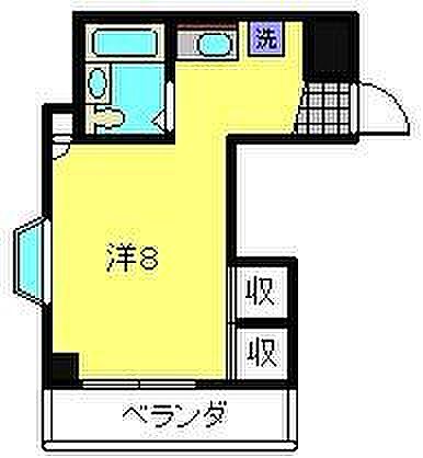 グランデュール高橋 401｜神奈川県横浜市鶴見区東寺尾６丁目(賃貸マンション1R・4階・17.82㎡)の写真 その2