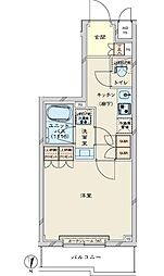 ルーブル川崎鷺沼 1Kの間取図画像