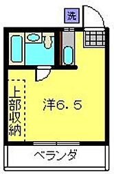 ダイヤハイツ ワンルームの間取図画像