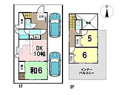 首里崎山町三丁目中古戸建 3DKの間取り