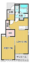 福岡県八女市吉田2004-1（賃貸アパート1LDK・1階・50.14㎡） その2