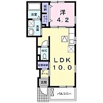 福岡県八女市馬場（賃貸アパート1LDK・1階・37.76㎡） その2