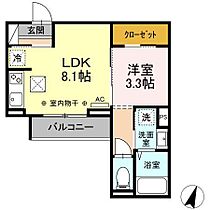 コラージュくりた 102 ｜ 長野県長野市大字栗田（賃貸アパート1LDK・1階・30.86㎡） その2